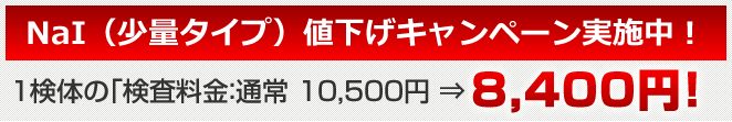 放射能検査キャンペーン実施中